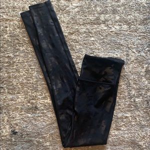 Spanx Faux Leather Camo Legging